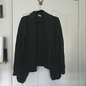 Grey Knit Cardigan